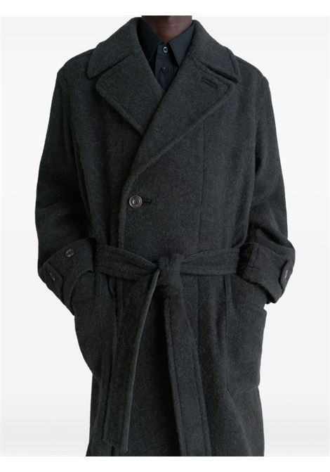 cappotto soft coat uomo nero LEMAIRE | CO1135 LF504BK999